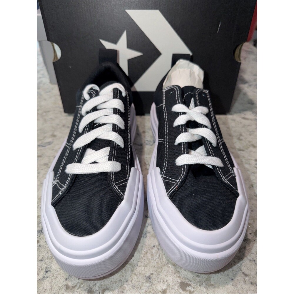 Converse All Star Cruise OX Platform Sneaker Black Size 5